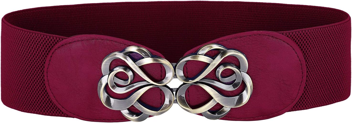 GRACE KARIN Women Stretchy Vintage Dress Belt Elastic Waist Cinch Belt CL413
