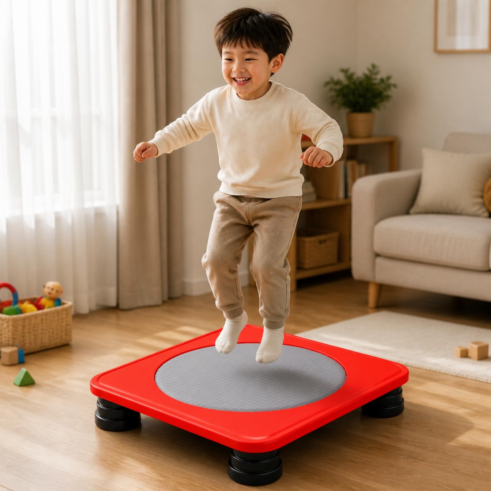 Cama Elástica Infantil Seguro Brincolín, Gris