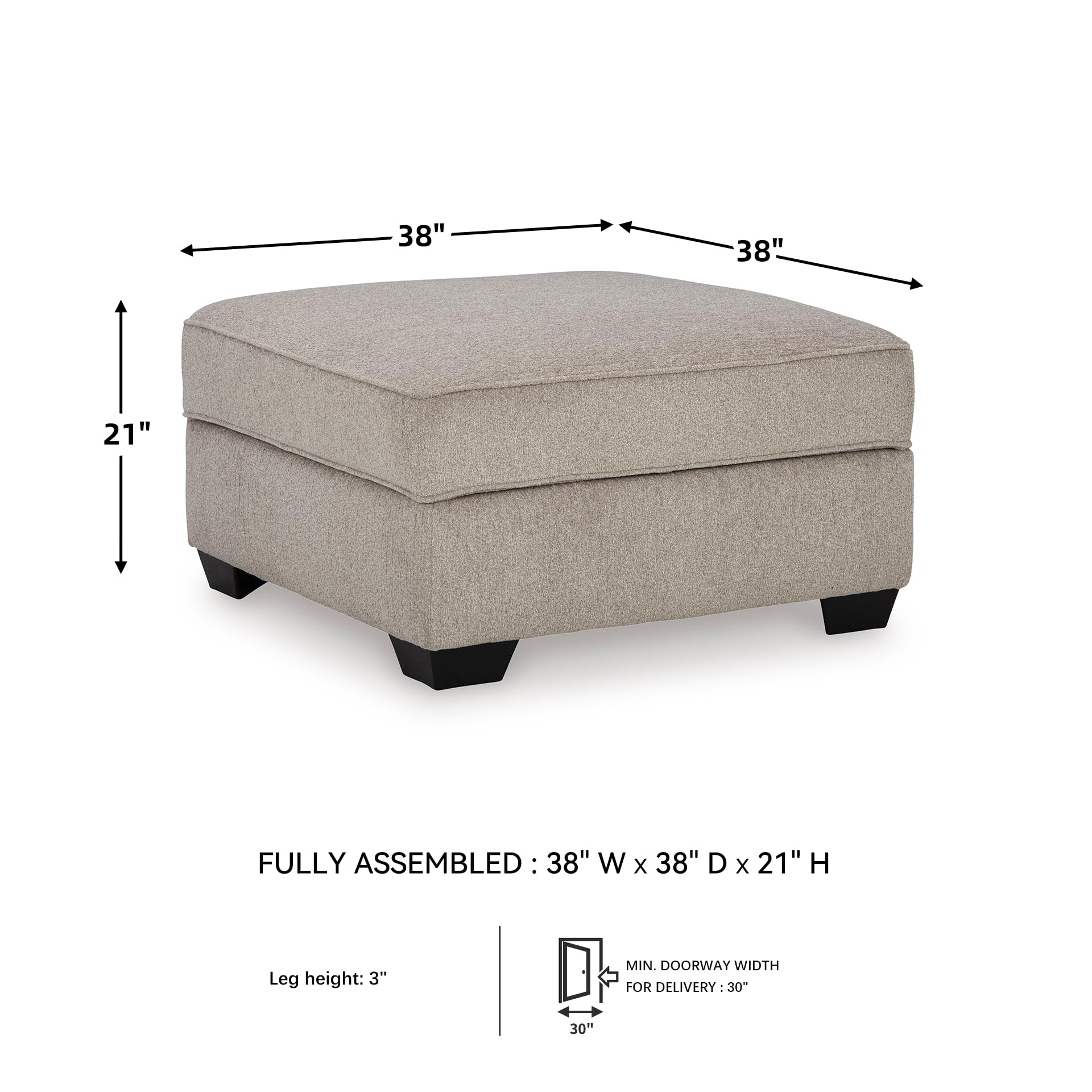 Amazon.com: Signature Design by Ashley Claireah Casual Square