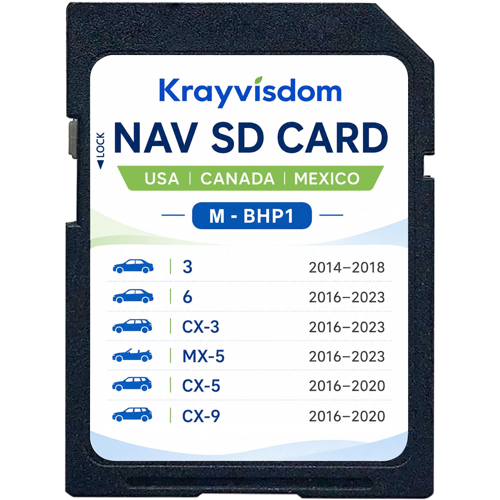 Amazon.com: BHP166EZ1U Navigation SD Card for Mazda 3 CX-5 Mazda 6