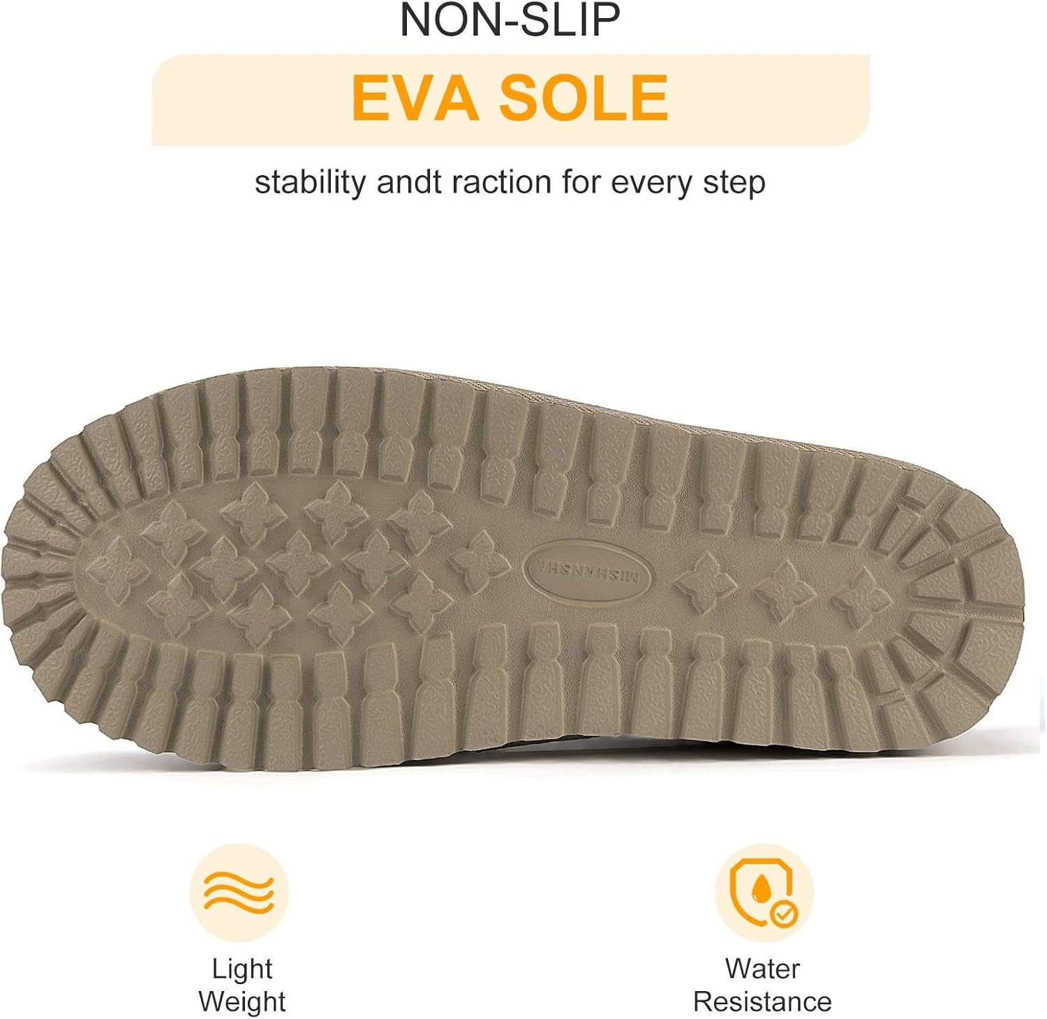 Mishansha Suede Slippers for Women Mini Fur Lined Clogs Fashion Slip on Winter Boots Fuzzy Snow Warm Shoes - Image 5