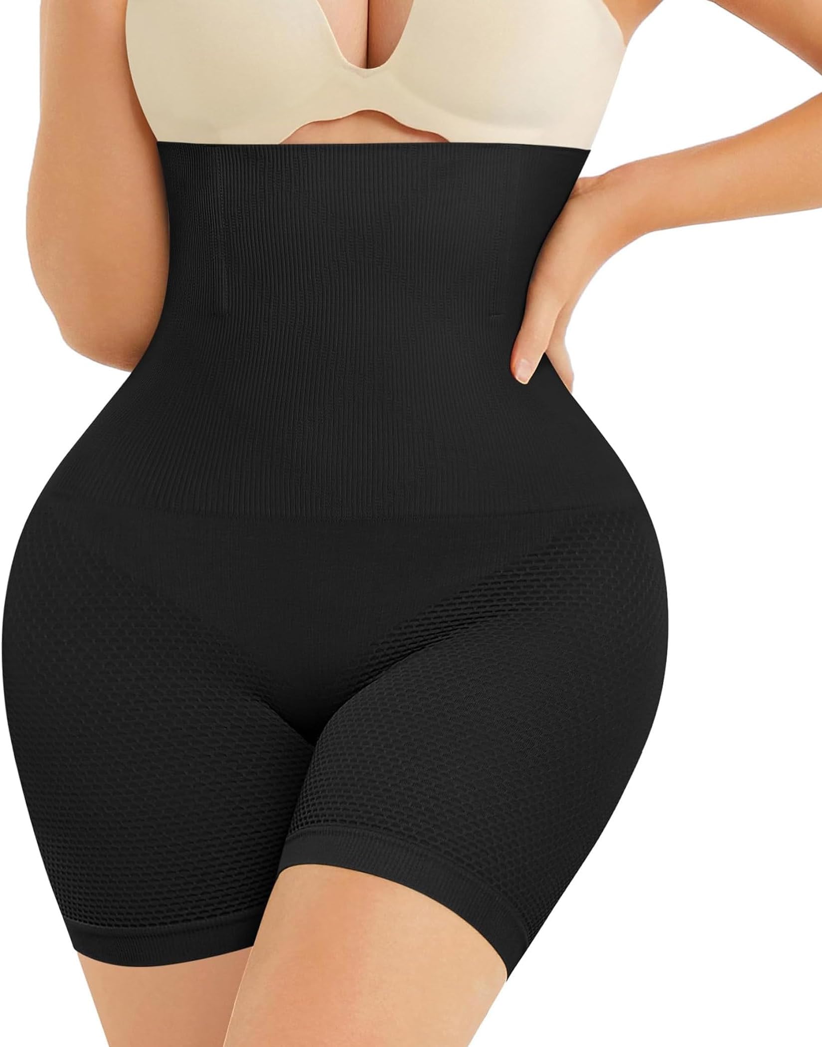 Womens' Shapewear Thigh Slimmer Tummy Control Body Shaper Shorts Butt Lifter Panties High Waist Trainer