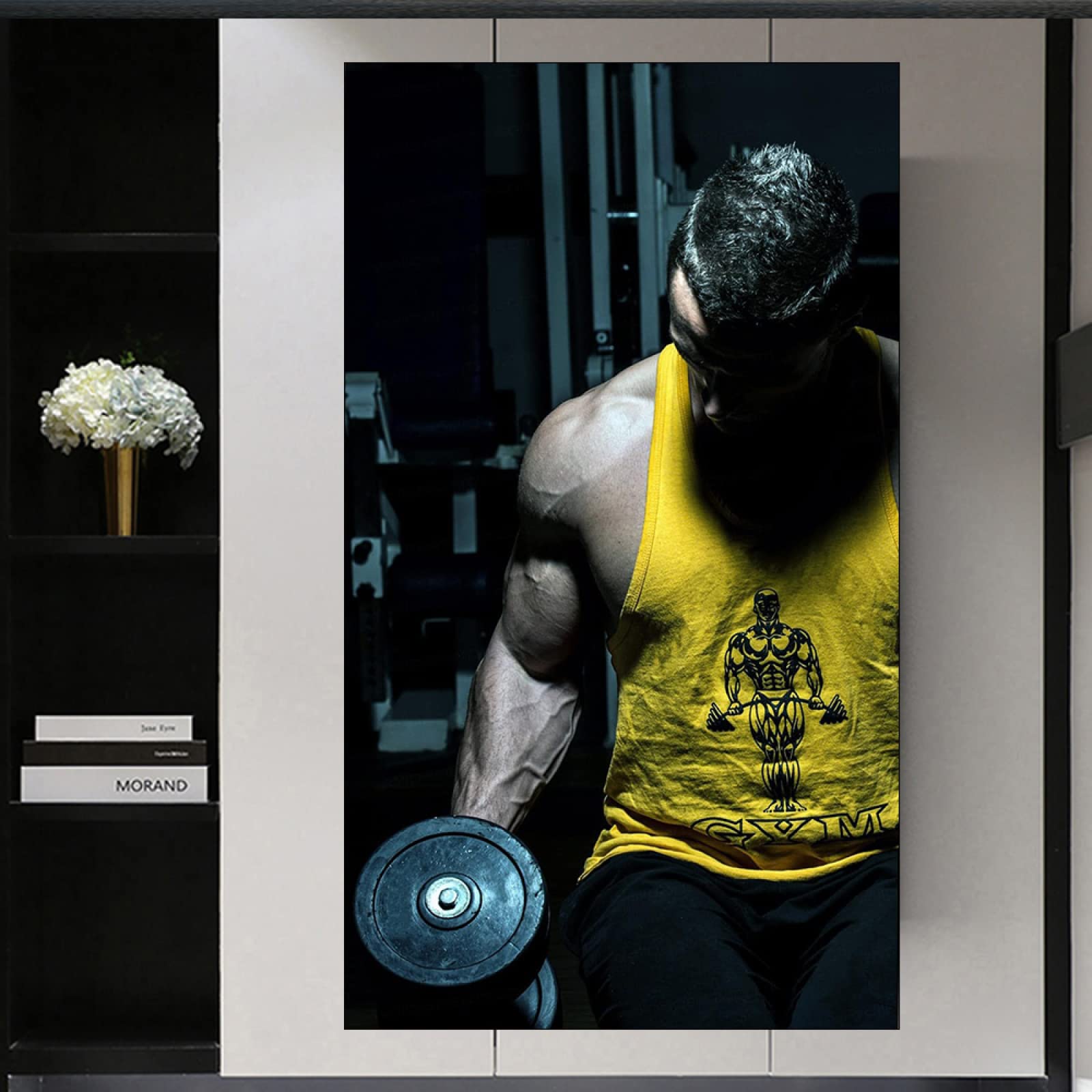 Buy Bodybuilding Workout For Home Gym Decor Motivational Wall Art
