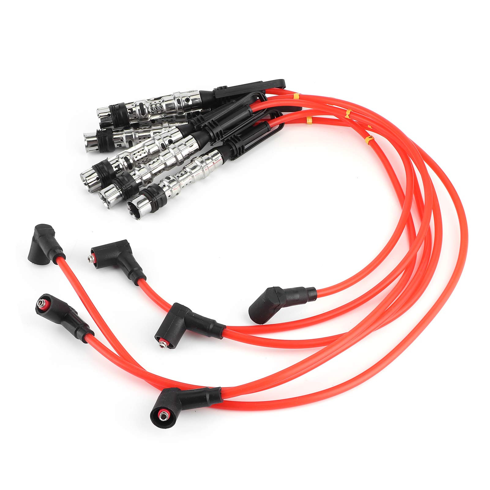 Conjunto de Alambre de Encendido de 6 Piezas con Cable de Cable de Bujía de Bujía Corrado VR6 2 8 9 Modelo 1J0998031