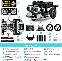 Vista 7 de KEYESTUDIO Micro:bit V2 Robot Starter Kit (sin Microbit) para Makecode y Python