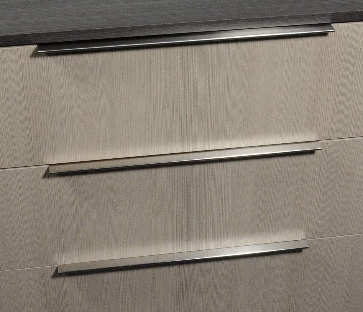 CKP #3306-20 in Brand Back Mount Finger Edge Pull, Brushed Nickel - 10 Pack