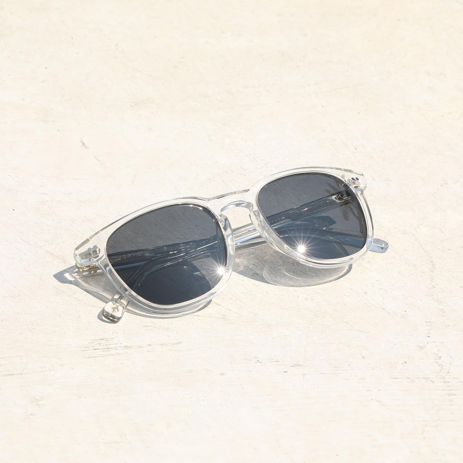 CARFIA Retro Cool Acetate Polarized Sunglasses for Men UV Protection, Outdoor Fashion Driving Eyewears Male Square Sunnies