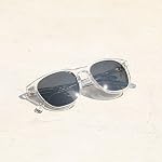 CARFIA Retro Acetate Keyhole Sunglasses for Men Polarized UV Protection, Trendy Driving Eyewears Shades Male Square Sunnies
