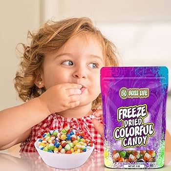 Amazon.com : Bliss Life Freeze Dried Colorful Candy, Sour