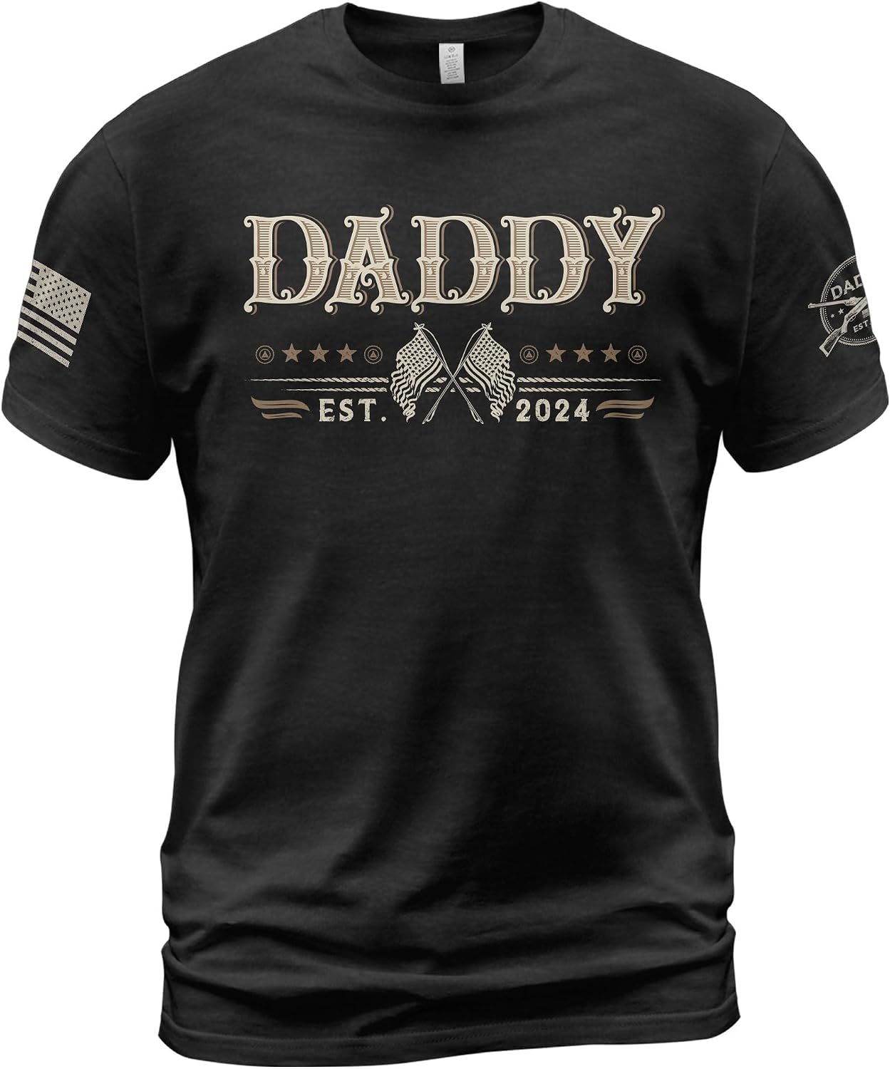 Custom Daddy Est 2024 Shirt, Promoted to Daddy 2024, New Daddy Shirts, Daddy to Be Shirt, Fathers Day Shirt