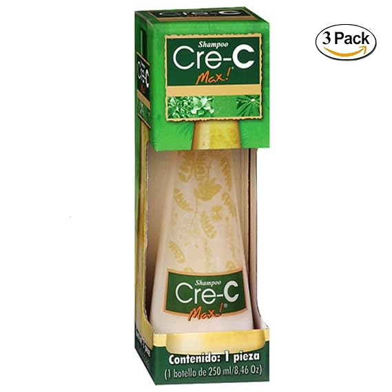3 Bottles of Shampoo Cre-c Max for Hair Growth w/ Ppc50 - As Seen on Tv