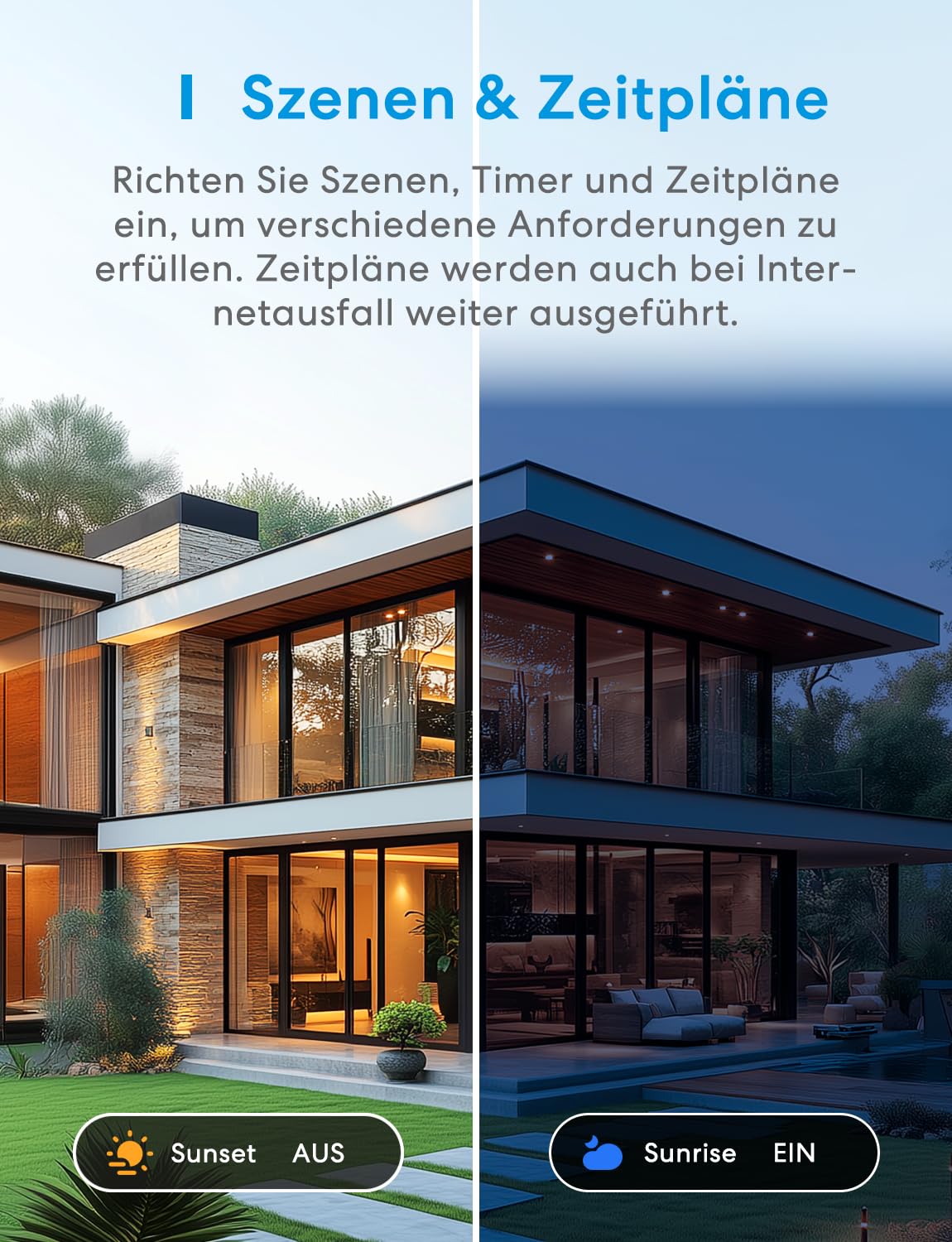 Meross Matter WLAN Steckdose Outdoor mit Strommessung, Smart Steckdose Stromzähler für Balkonkraftwerk Außensteckdose Wasserdicht IP44, funktioniert mit HomeKit, Alexa und Google, 16A 1,5m