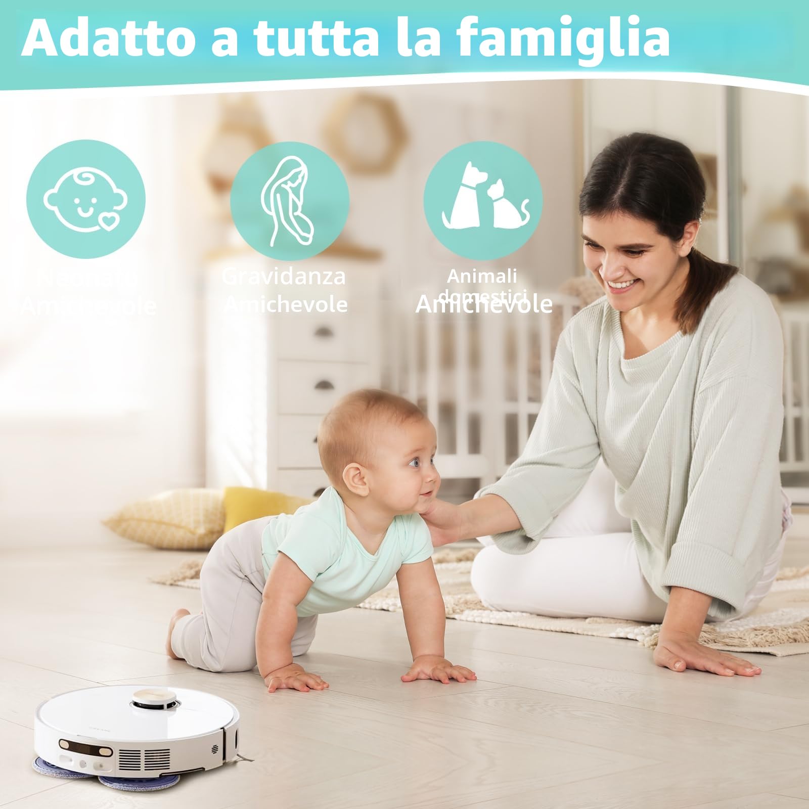 Soluzione detergente da 2000 ml per robot aspirapolvere Dreame L10 Ultra / L20 Ultra / L30 Ultra / L40 Ultra / L50 Ultra / X50 Ultra / X40 Ultra / X40 Master / X30 Ultra Serie, soluzione
