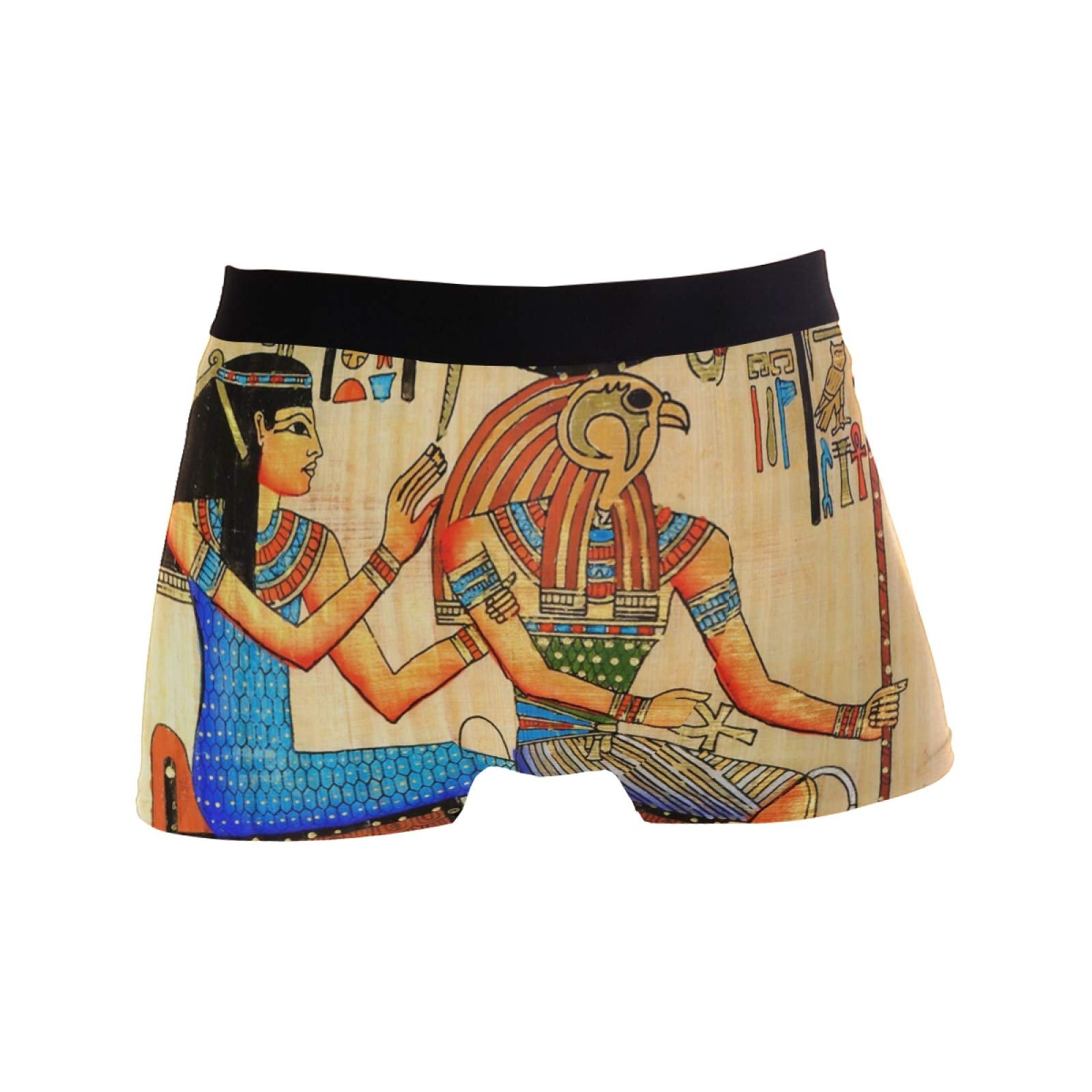 Linomo Men's Multicoloured Boxer Briefs Ancient Egyptian Egypt Boxers Shorts Underwear Underpants