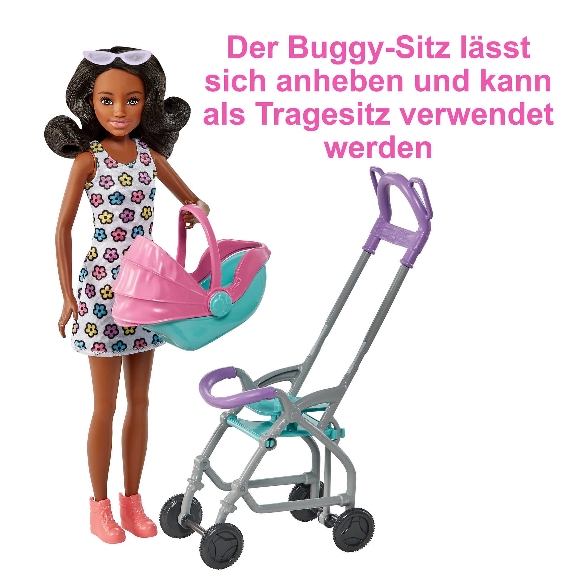 Barbie Skipper Babysitter Inc. 2 Puppen Set mit Kinderwagen