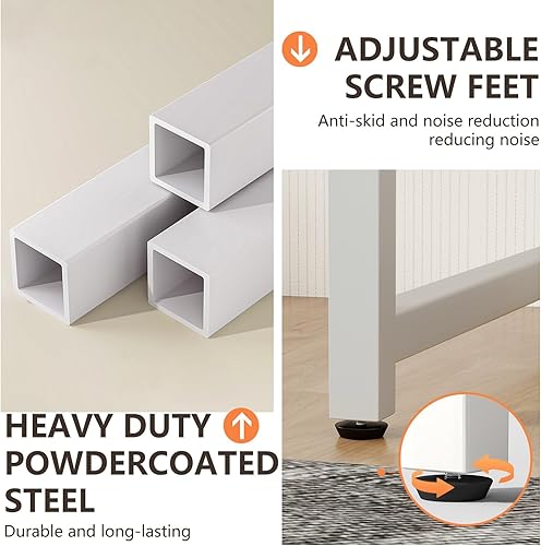 Vista 132 de BestOffice Escritorio para computadora, escritorio de oficina en casa, estilo moderno y simple para oficina en casa, estudio y escritura