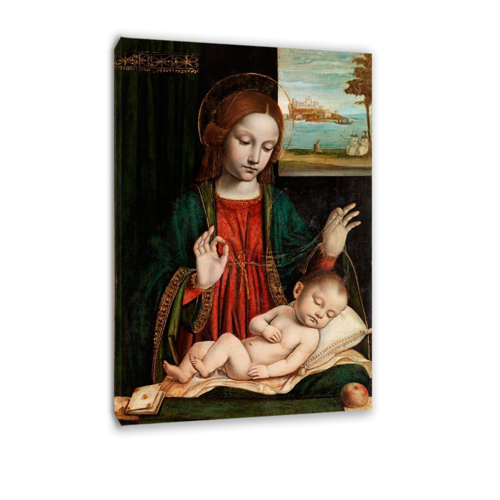 Tableaux sur toile Enfant endormi 30x45cm avec cadre impression giclée - 7