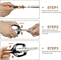 Vista 2 de Showpin - Alicates de apertura con ventosa para reparación de pantalla LCD de teléfonos inteligentes, herramienta de reparación de iPhone 3 en 1