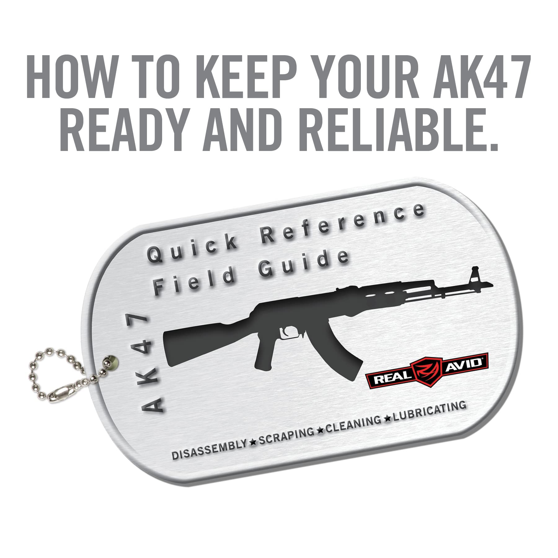 Real Avid Quick Gun Reference Field Guide for Russian Platform, Gun Cleaning & Maintenance, Pocket Size Gunsmithing Book, DIY Gunsmith Handbook and Rifle Manual