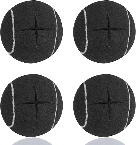 Miniatura 10 de Pelotas de tenis precortadas de alta calidad, 4 pelotas con apertura precortada para una fácil instalación, accesorios para personas mayores, se