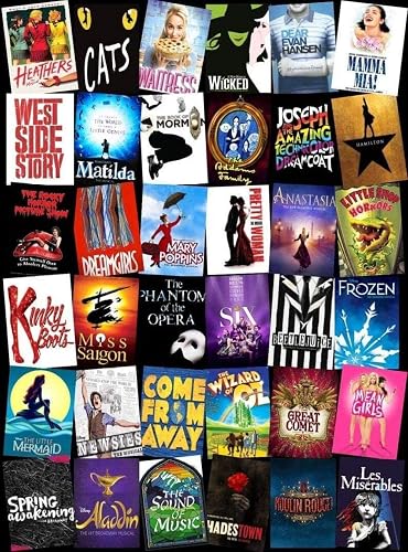 XiuTaiLtd Rompecabezas Musicales De Broadway Personalizados 1000 Piezas para Adultos Y Niños
