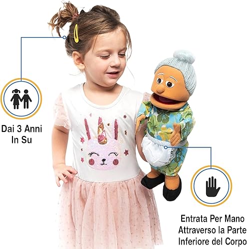 Miniatura 3 de 14" Granny, Hispano Abuela, marioneta de mano