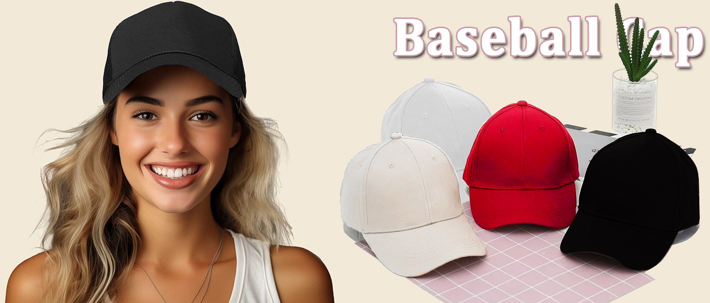 Gorra de béisbol unisex algodón ajustable miniatura 7