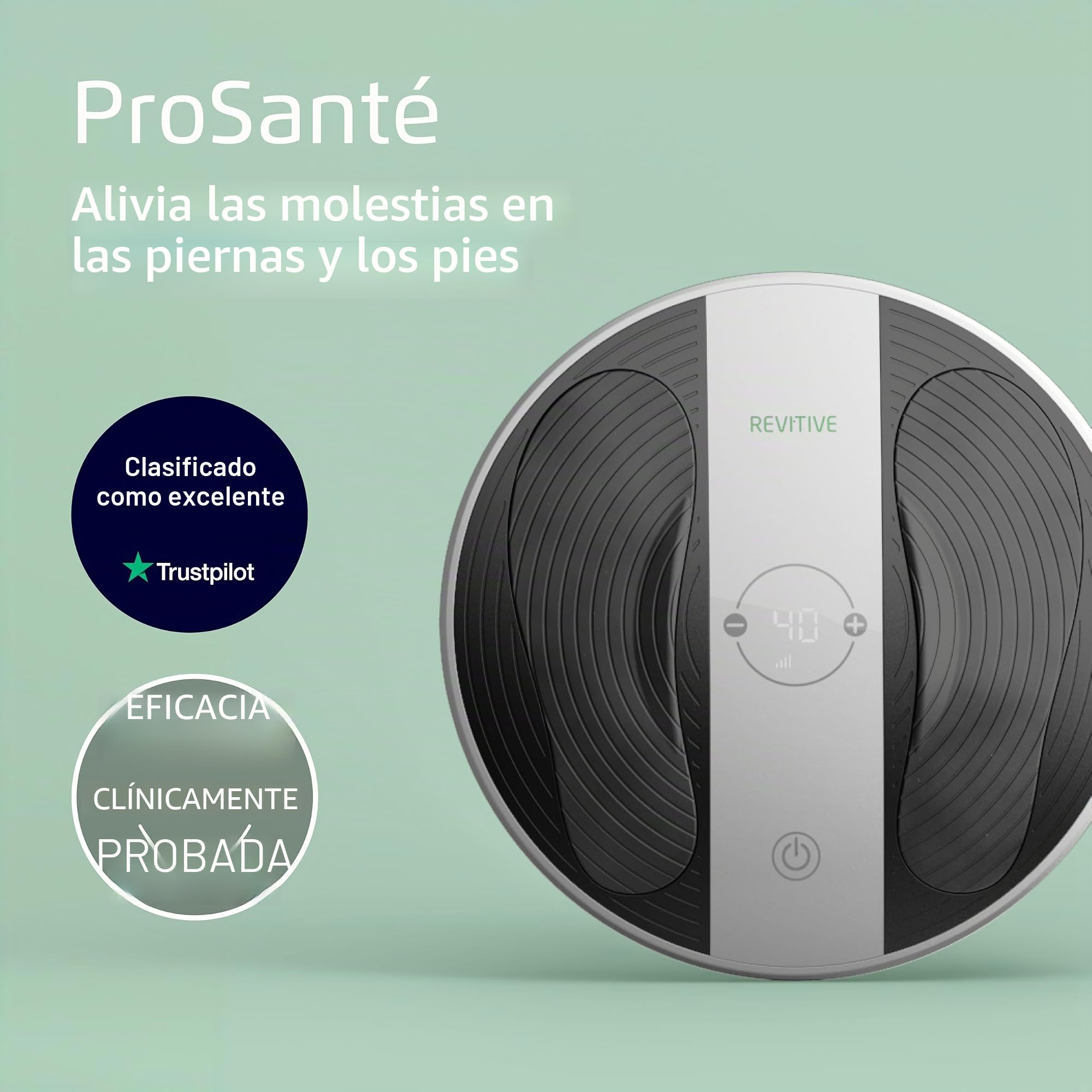 Revitive ProSanté - Estimulador circulatorio contra el dolor de piernas | El embalaje puede variar