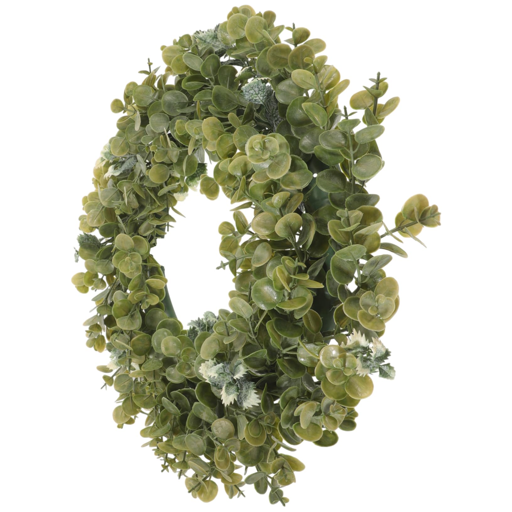 1stück Emulierte Eukalyptus Wreath Für Hochzeiten Und Dekoration Grün Künstliche Pflanze Für Innen Und Außendekoration Für Festlichkeiten Und Events