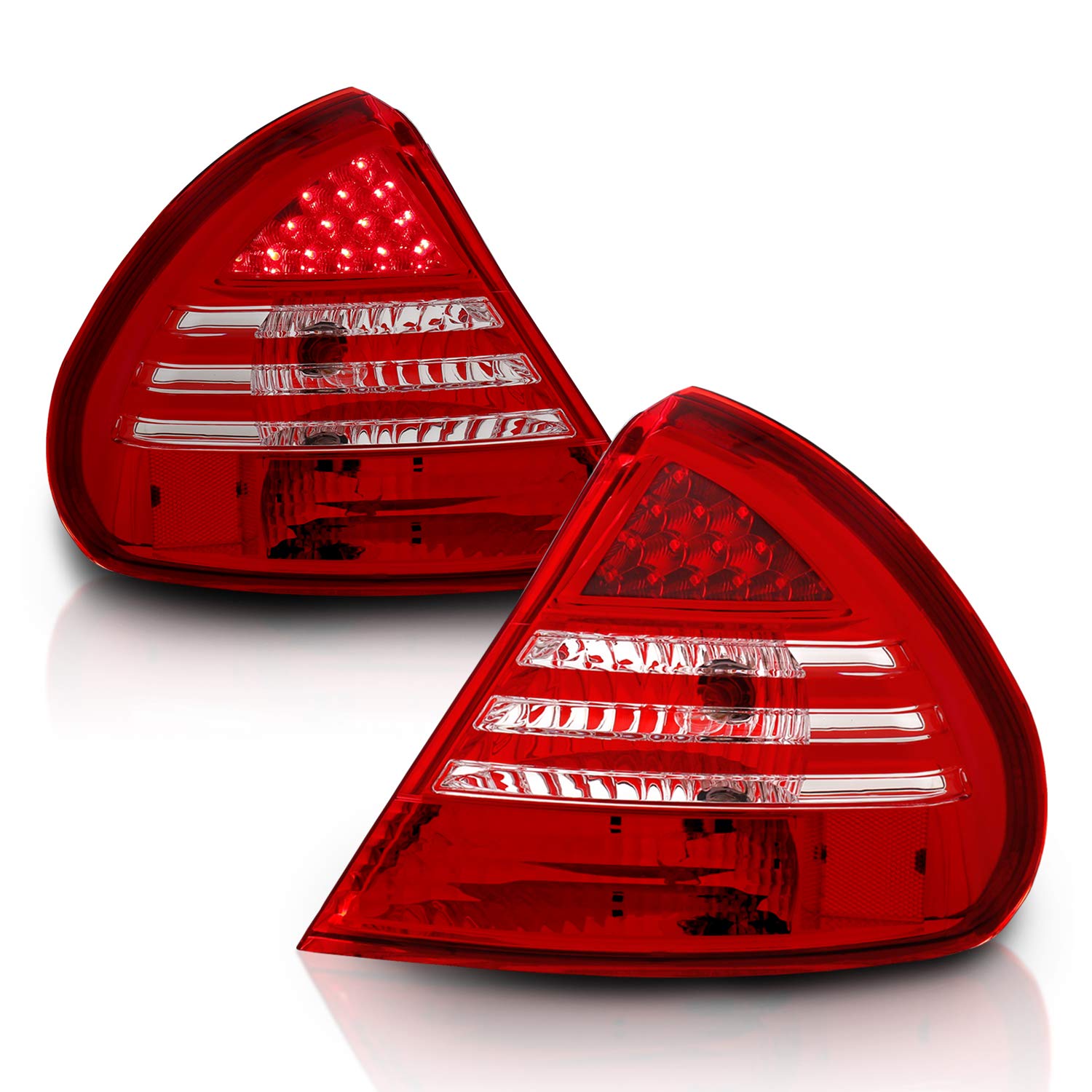 Amazon.com: AmeriLite L.E.D Taillights Red/Clear for