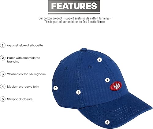 Miniatura 2 de adidas Originals Original Sport Vintage Strapback para hombre