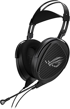 ASUS ROG Kithara Gaming/Audiophile Open-Back Wired Headphones with Mic – ROG-Tuned HIFIMAN Planar Magnetic Drivers, Adjustable Headband, Extra Ear Pads, Compatible with DACs, Amps, PC, Console, Mobile