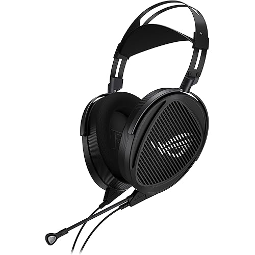 ASUS ROG Kithara Gaming/Audiophile Open-Back Wired Headphones with Mic – ROG-Tuned HIFIMAN Planar Magnetic Drivers, Adjustable Headband, Extra Ear Pads, Compatible with DACs, Amps, PC, Console, Mobile
