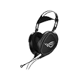 ROG Kithara Gaming/Audiophile Open-Back Wired Headphones with Mic – ROG-Tuned HIFIMAN Planar Magnetic Drivers, Adjustable Headband, Extra Ear Pads, Compatible with DACs, Amps, PC, Console, Mobile