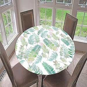 Mateju Extérieur Nappe Ovale Avec Bord Élastique, Feuille Dégradée