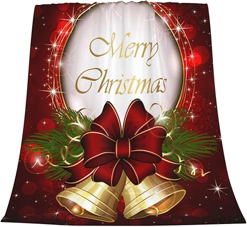 Miniatura 2 de Manta de Navidad con copos de nieve, 40 x 50 pulgadas, suave, ligera, esponjosa, cálida para sofá y todas las estaciones, acogedora colcha
