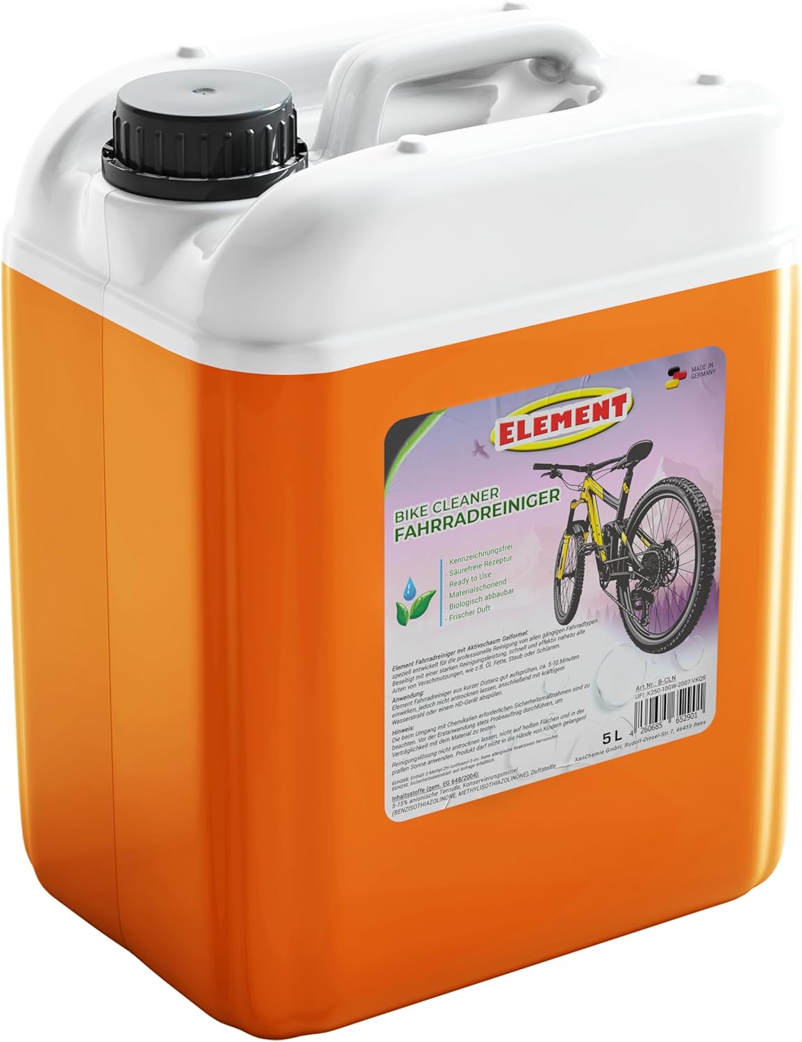 Element Fahrradreiniger I Bike Cleaner I 5 Liter I für alle Oberflächen