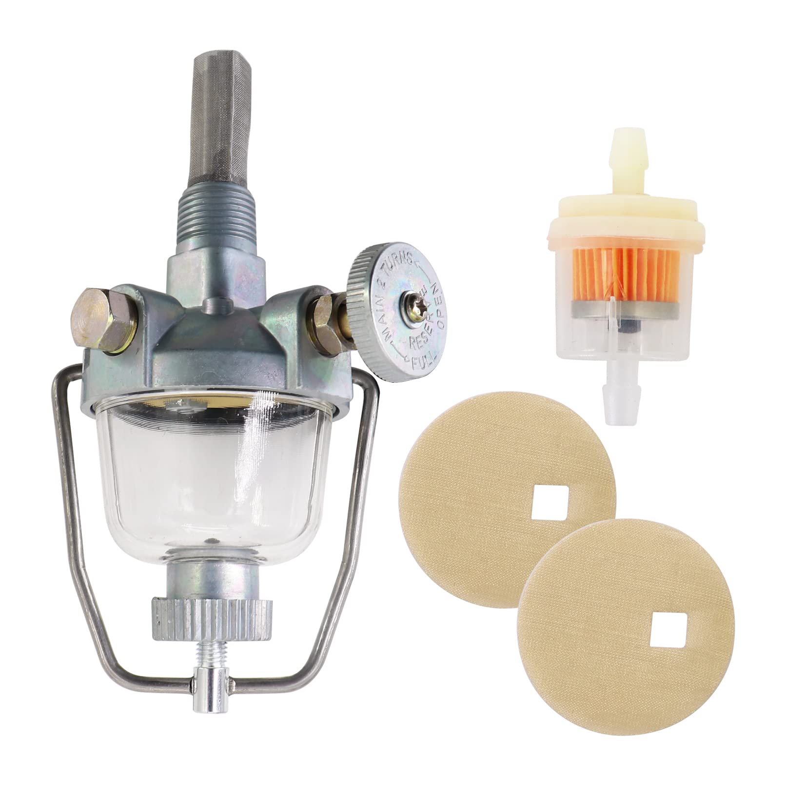 Dokili Fuel Sediment Bowl Assembly 2NAA9155B Compatible with Ford 8N 9N 2N NAA Jubilee Tractor Massey Ferguson TE20 TO20 TO30 TO35 MF35 for 180141M91 2N9155B NAA9155B 17C152