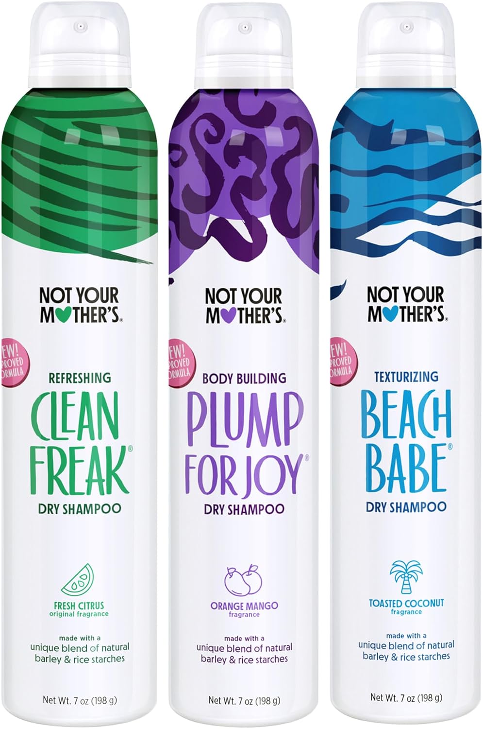 Not Your Mother's Dry Shampoo Assortment (3Pack) 7 oz Clean Freak
