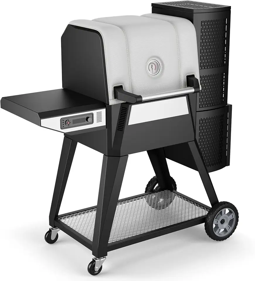 Cobertor com isolamento térmico para churrasqueira Masterbuilt Gravity Series 560, adequado para churrasqueira MB20080220 Gravity Series Cobertor de isolamento para defumador para cozinhar no inverno