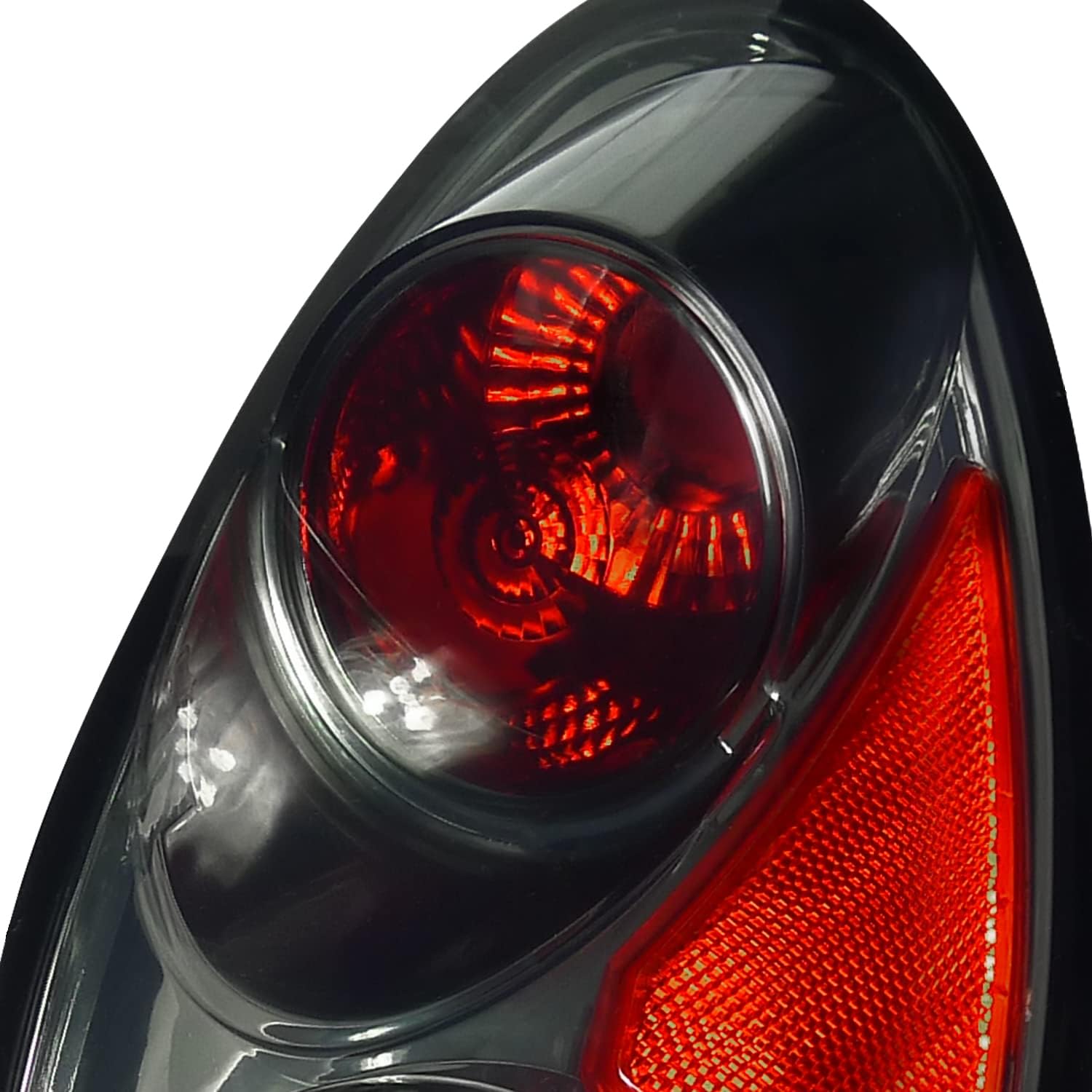 Smoke Lens Tail Lights Compatible with 2001-2005 Chrysler PT Cruiser Left + Right Pair Assembly