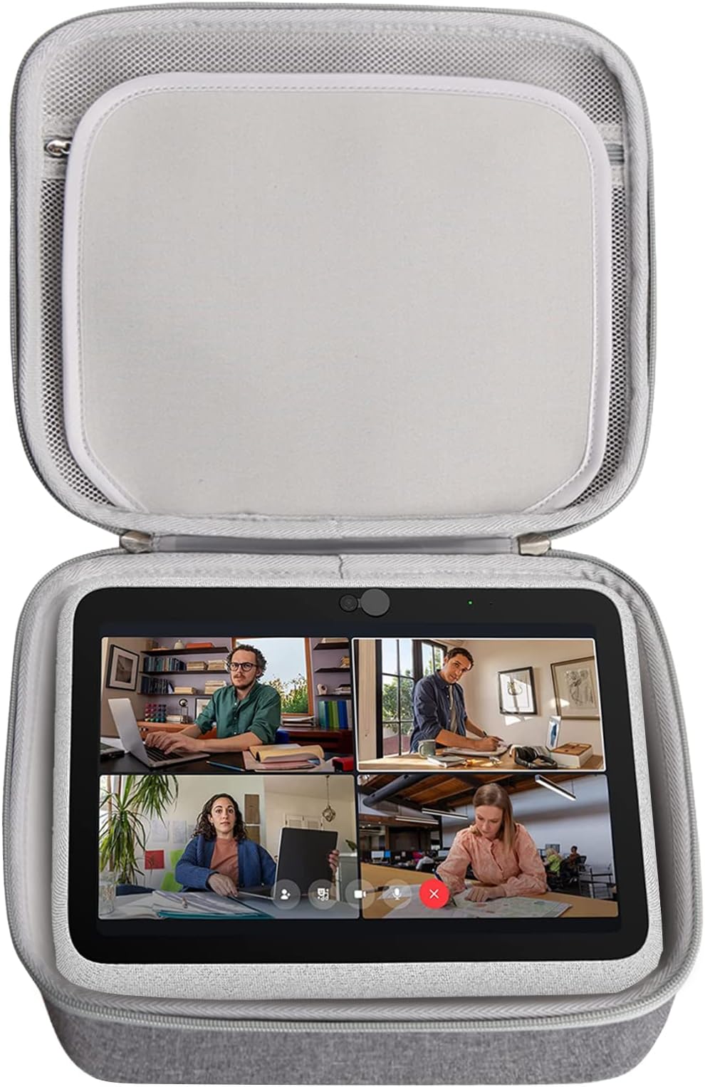 Hard Carrying Case for Meta Portal Go - Portable Smart Video Calling 10” Touch Screen, Protective Carrying Storage Bag
