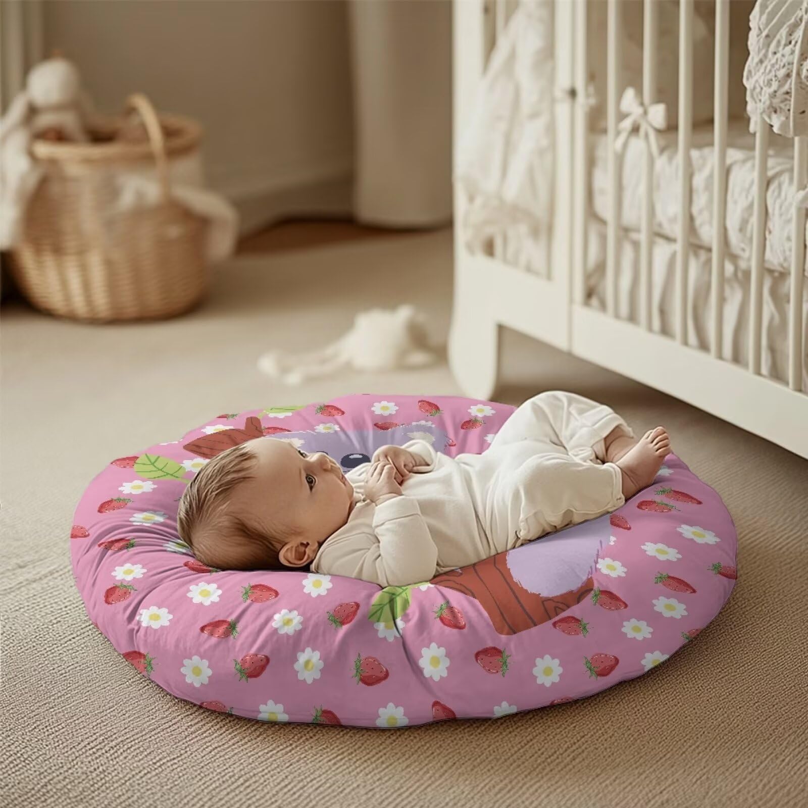 YUVAMAGIMO Koala Newborn Lounger Cover Reusable Covers for Baby Lounger Ultra Soft Kawaii Infant Lounger Pillow Cover Removable Cover for Baby Newborn Lounger Christening Party Decor