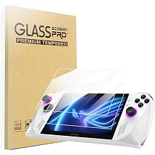 Blueshaweu Compatible for ROG Ally Screen Protector, [2 Pack] 9H Tempered Glass Screen Protector Film Compatible for ROG Ally Handheld Game