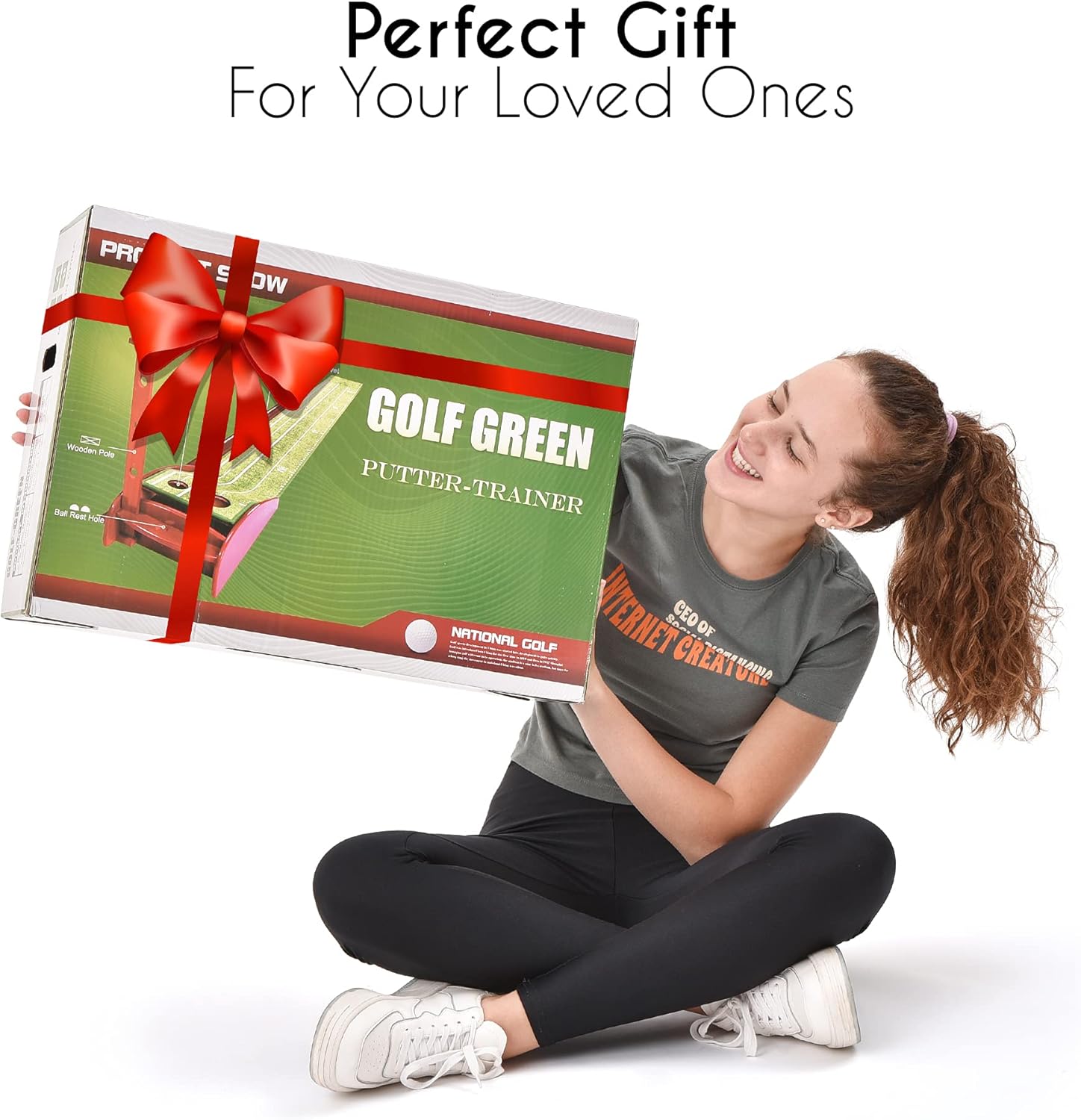 Golf Putting Green Mat for Indoor & Outdoor Practice Use – Mini Golf Course with Auto Ball Return and Included Baffle – Velvet Crystal Mat with Durable Solid Wood Base – for Golf Lovers & Enthusiasts : Sports & Outdoors