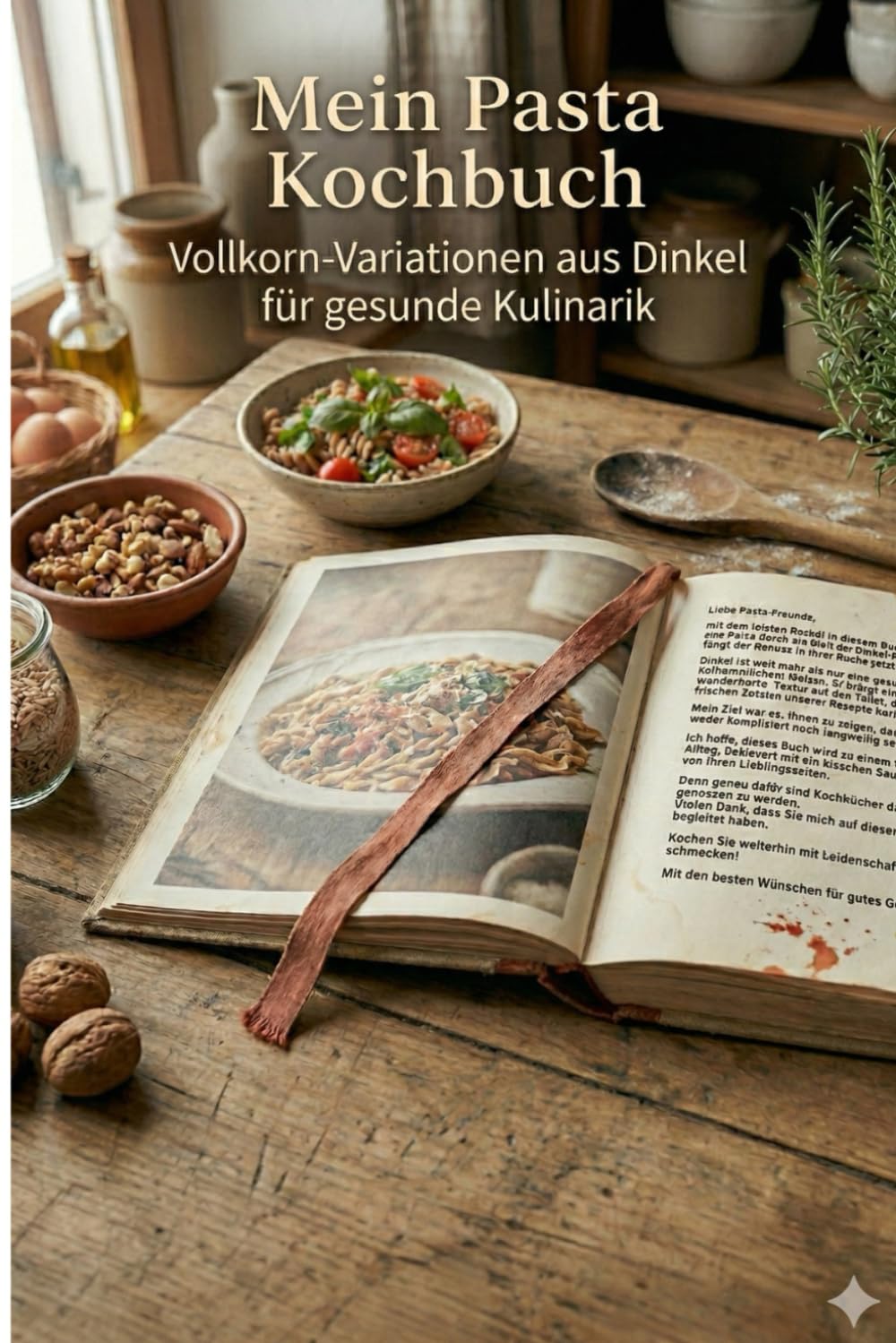 Mein Pasta Kochbuch: „Vollwertige Dinkel-Rezepte für jeden Tag: Einfach, gesund und voller Geschmack – von klassisch bis vegan.“