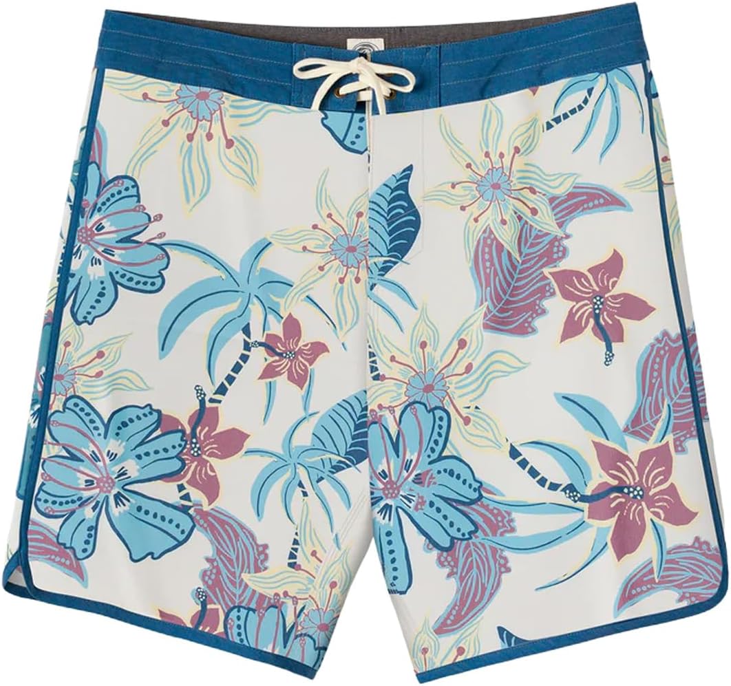 O'Neill OG Print Scallop 18" Boardshorts - Cream - 38