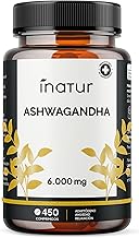 High Potency Ashwagandha | 6000 mg Equivalents per Dose of 2 Tablets (Extract 50:1 = 120 mg Real) | +7 Months | Sleep, Energy, Stress, Concentration | VEGAN - Gluten Free - Non-GMO