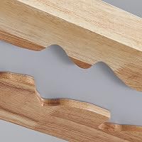 minifair LED Fa Függőlámpa Dimmer Funkcióval, Étkezőasztal Világítás, Magasságállítható 100cm 8