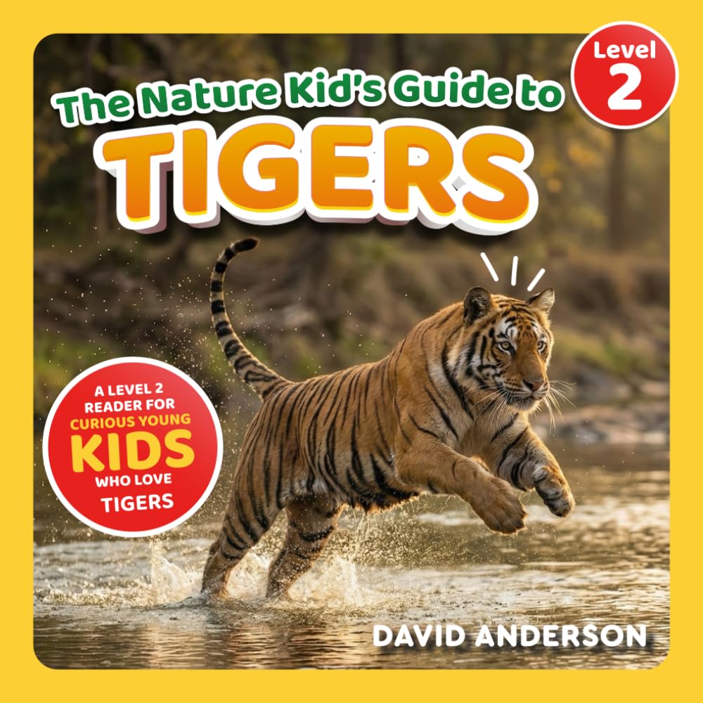 The Nature Kid's Guide to Tigers: A Level 2 Reader for Curious Young Kids Who Love Tigers!